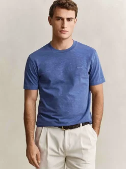 WASHED SLUB SS T-SHIRT HERR